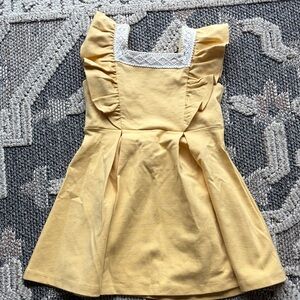 Janie and Jack Yellow Ruffle Dress